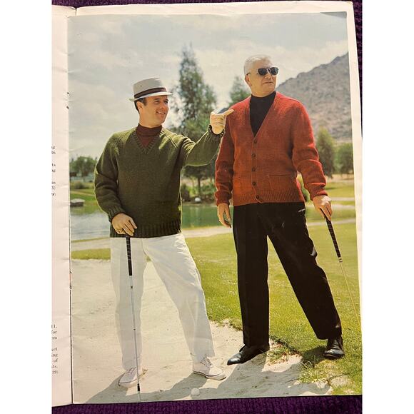 AFgan and sweater collection pattern book 1960s - Picture 11 of 14